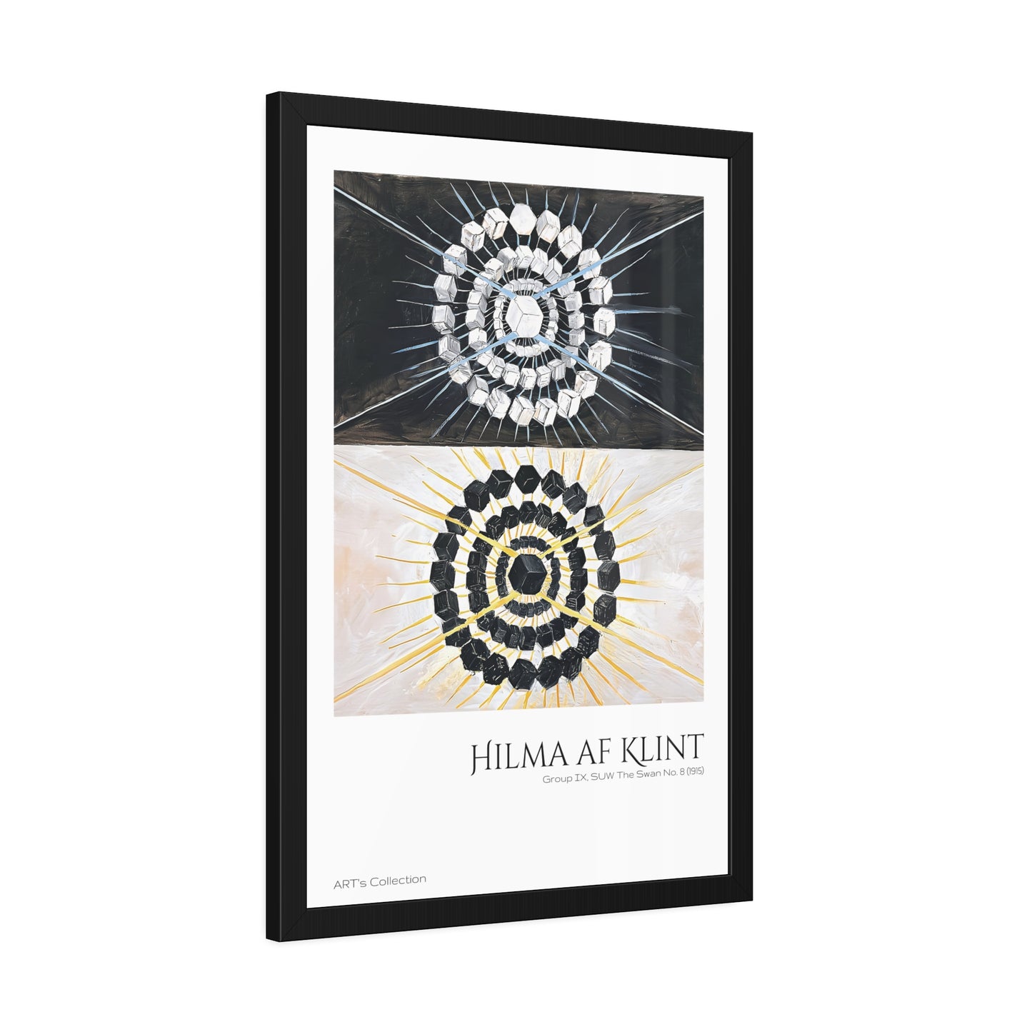 Group IX, SUW The Swan No. 8 (1915) by Hilma af Klint / Affiche Encadrée série ART's Collection