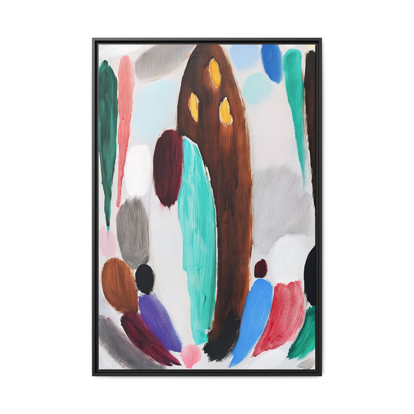 Ascona - Variation (Ca. 1919) by Alexej von Jawlensky / Toile encadrée sur caisse américaine