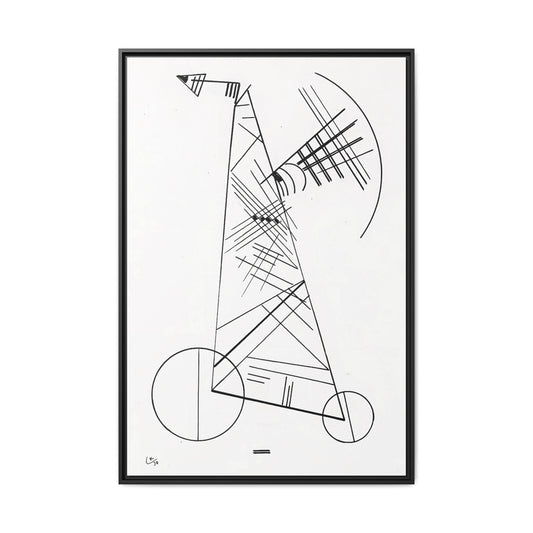 Ohne Titel (1930) by Wassily Kandinsky / Toile encadrée sur caisse américaine