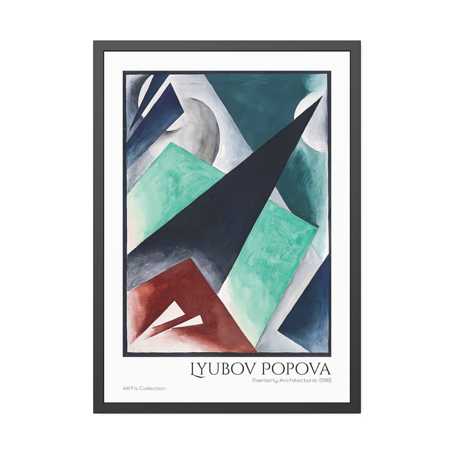 Painterly Architectonic (1918) by Lyubov Popova / Affiche Encadrée série ART's Collection