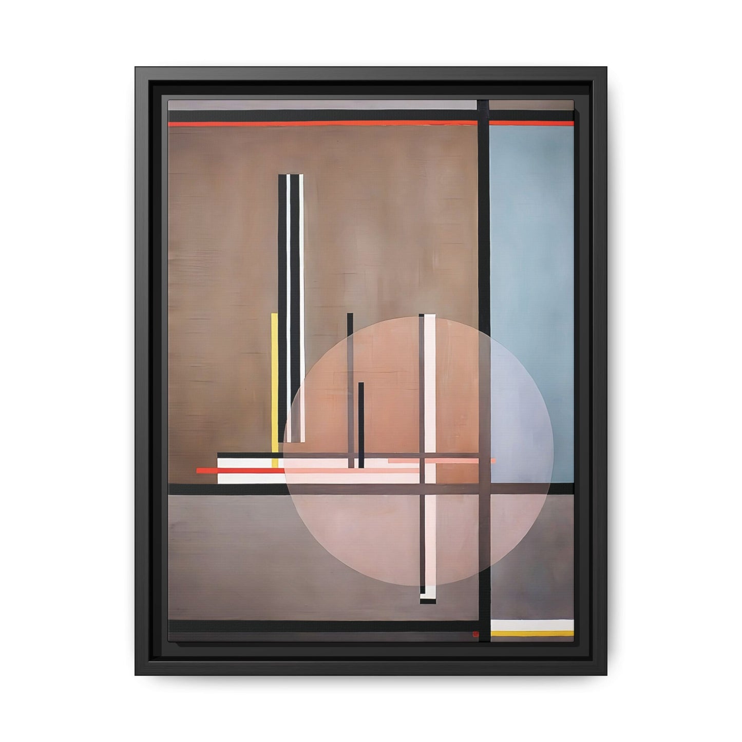 Lis (1922) by László Moholy-Nagy / Toile encadrée sur caisse américaine