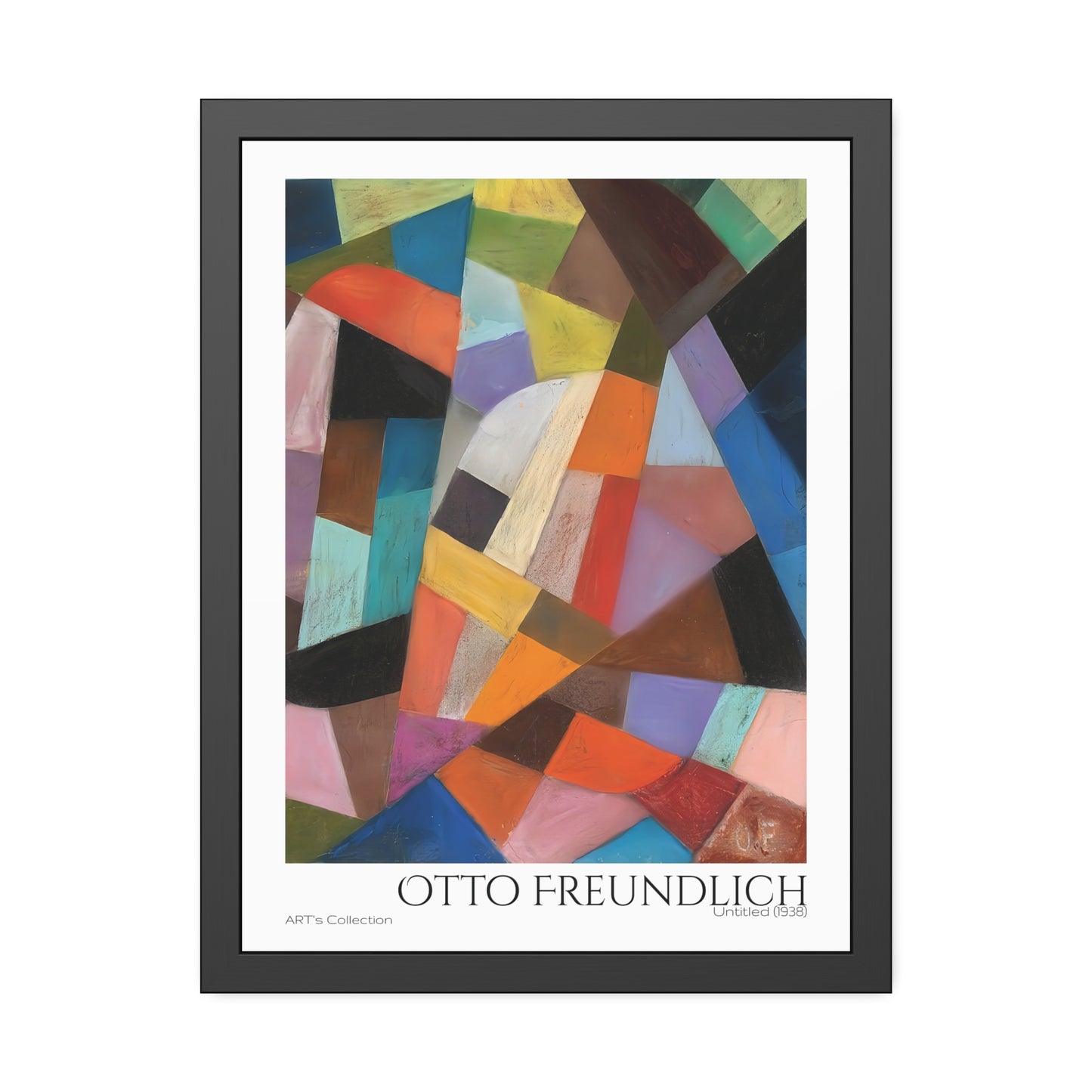 Untitled (1938) by Otto Freundlich / Affiche Encadrée série ART's Collection