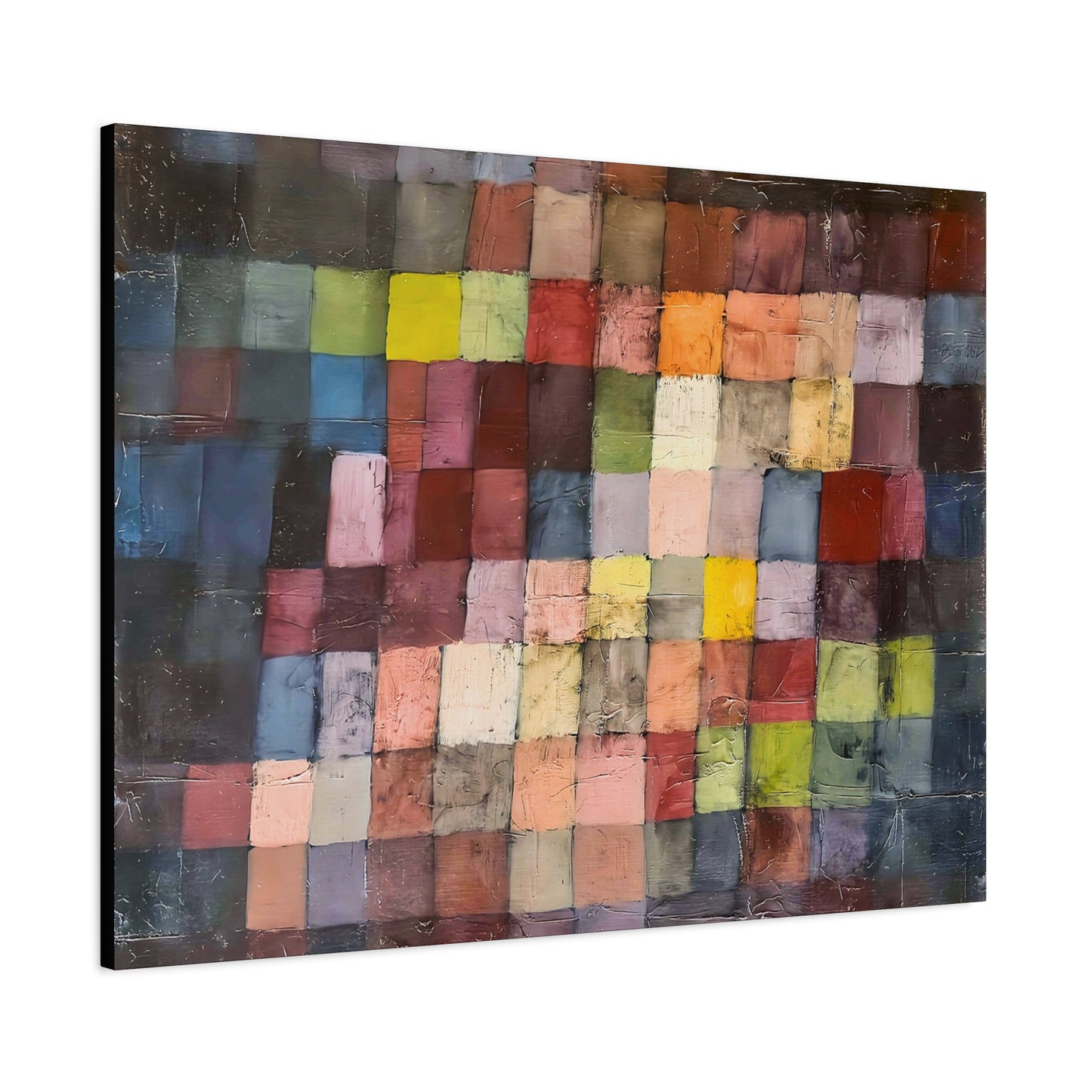 Ancient Sound (1925) by Paul Klee / Reproduction Fine Art sur Toile / Large Epaisseur 3.2 cm - 1.25 inch