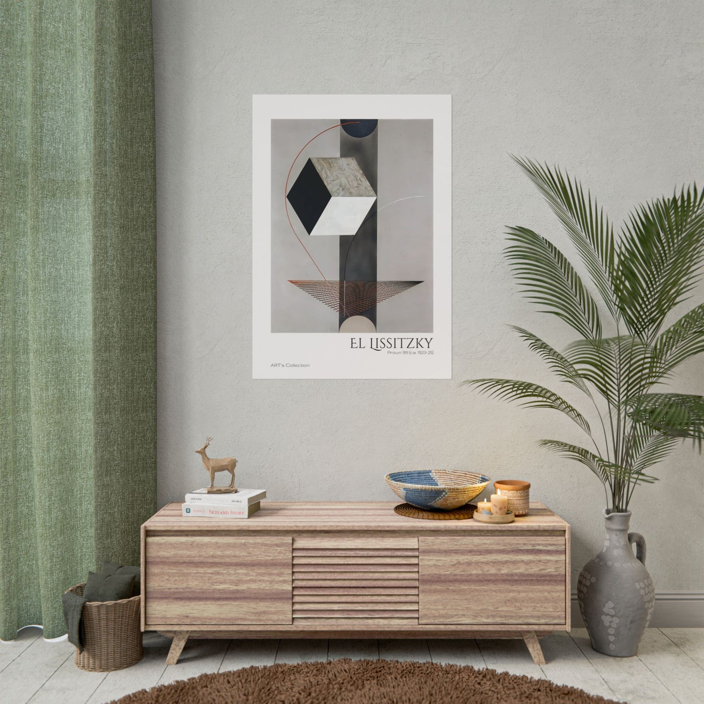 Proun 99 (ca. 1923-1925) by El Lissitzky / Affiche imprimée - Série ART's Collection