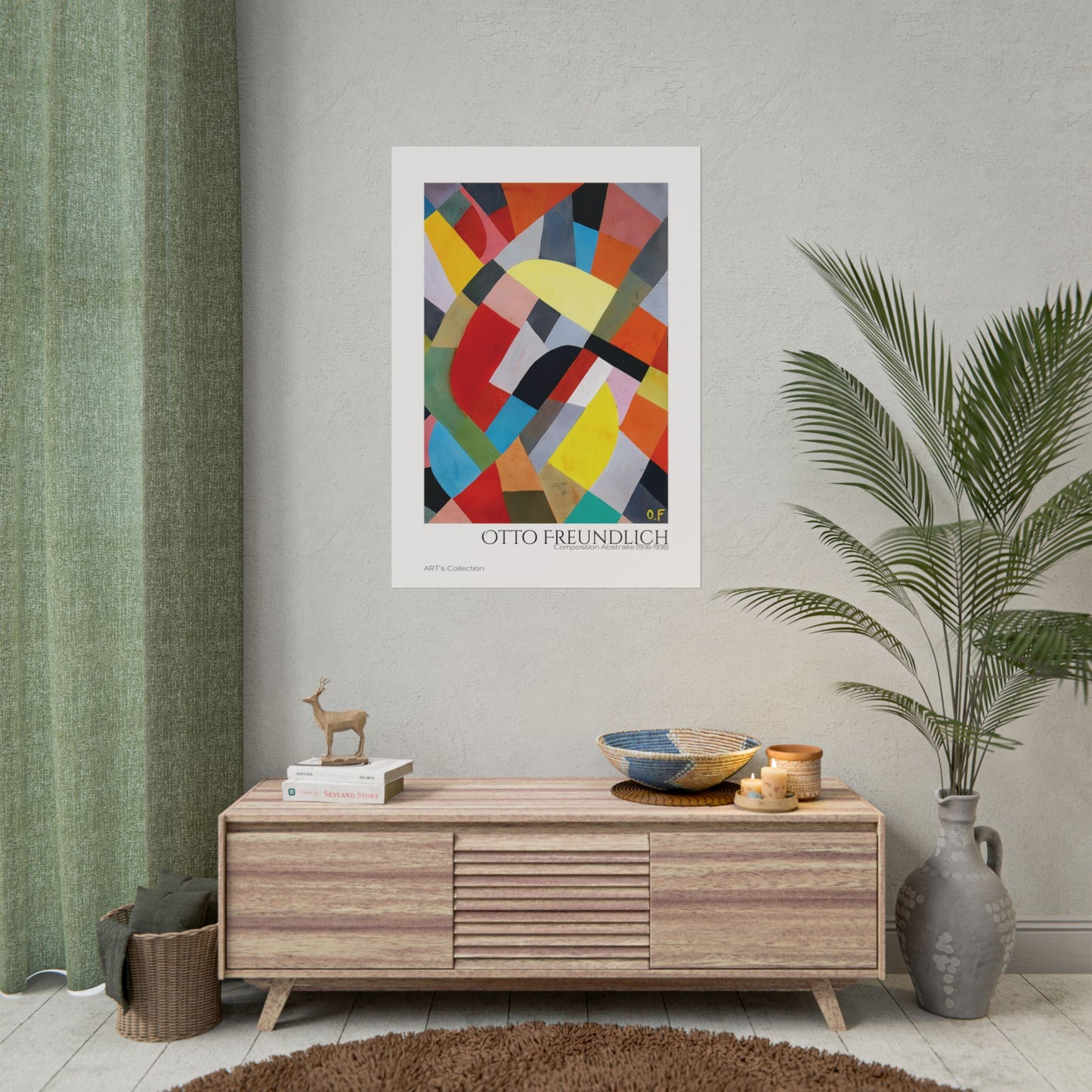 Composition Abstraite (1936-1938) by Otto Freundlich / Affiche imprimée - Série ART's Collection