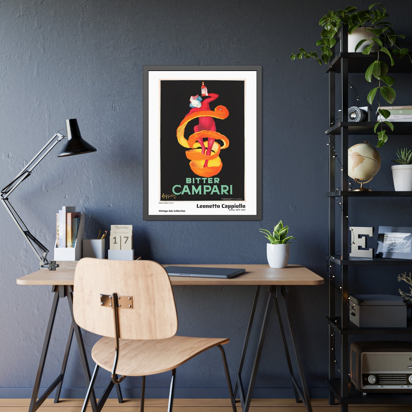 Bitter Campari (1921) by Leonetto Cappiello / Affiche Encadrée Série Vintage Ads Collection