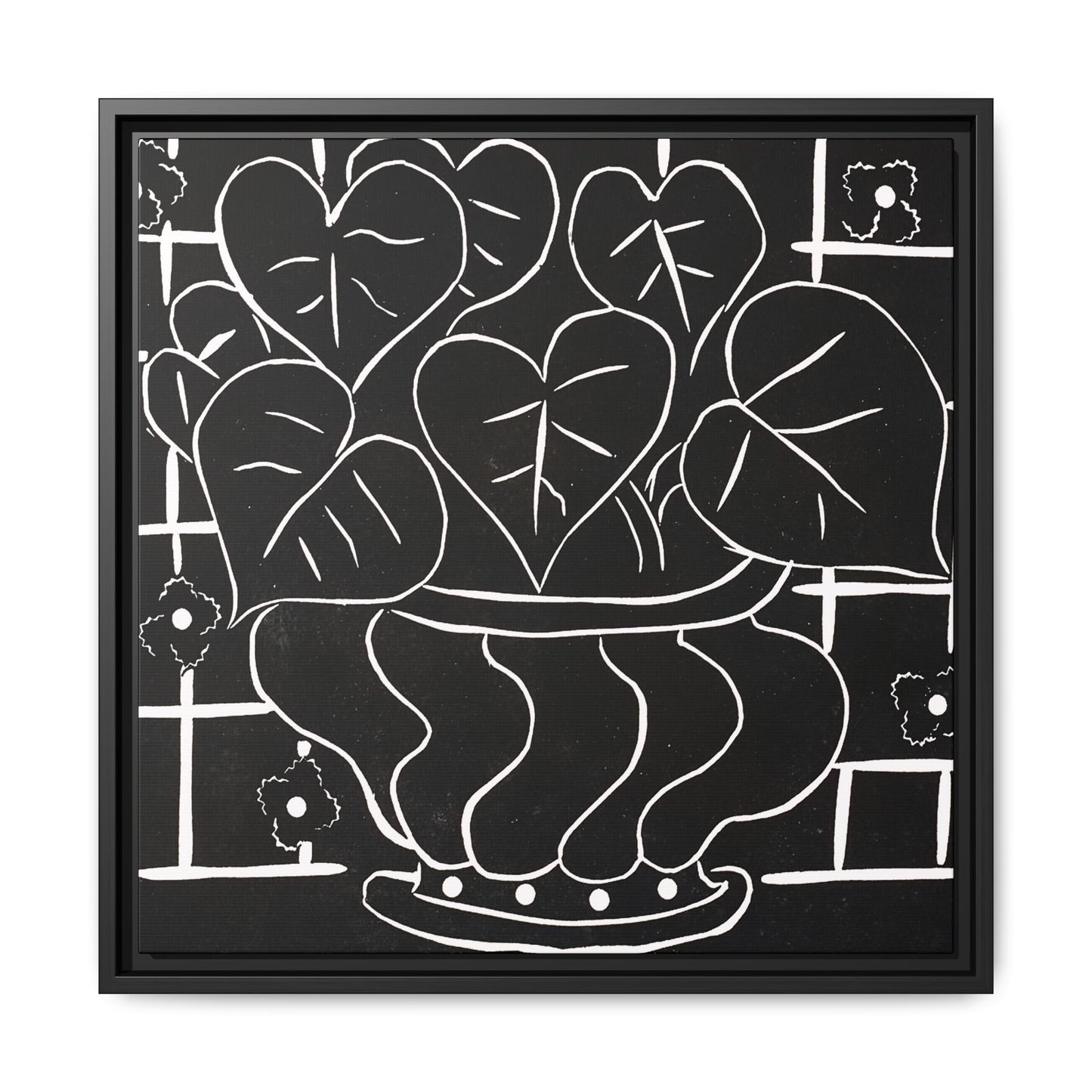Corbeille de bégonias I (1938) by Henri Matisse / Toile encadrée sur caisse américaine