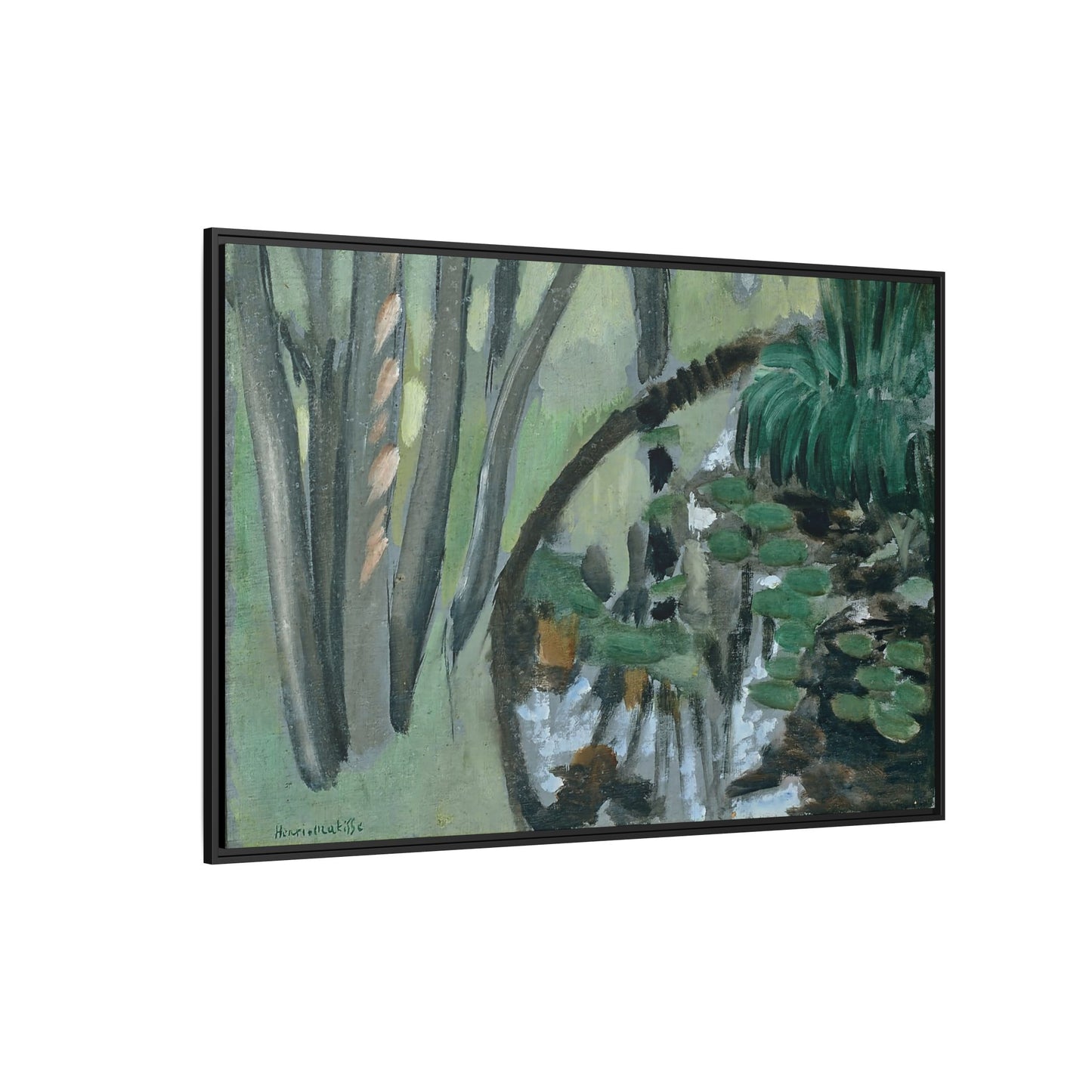 Le ruisseau, Maintenon (1918) by Henri Matisse / Toile encadrée sur caisse américaine