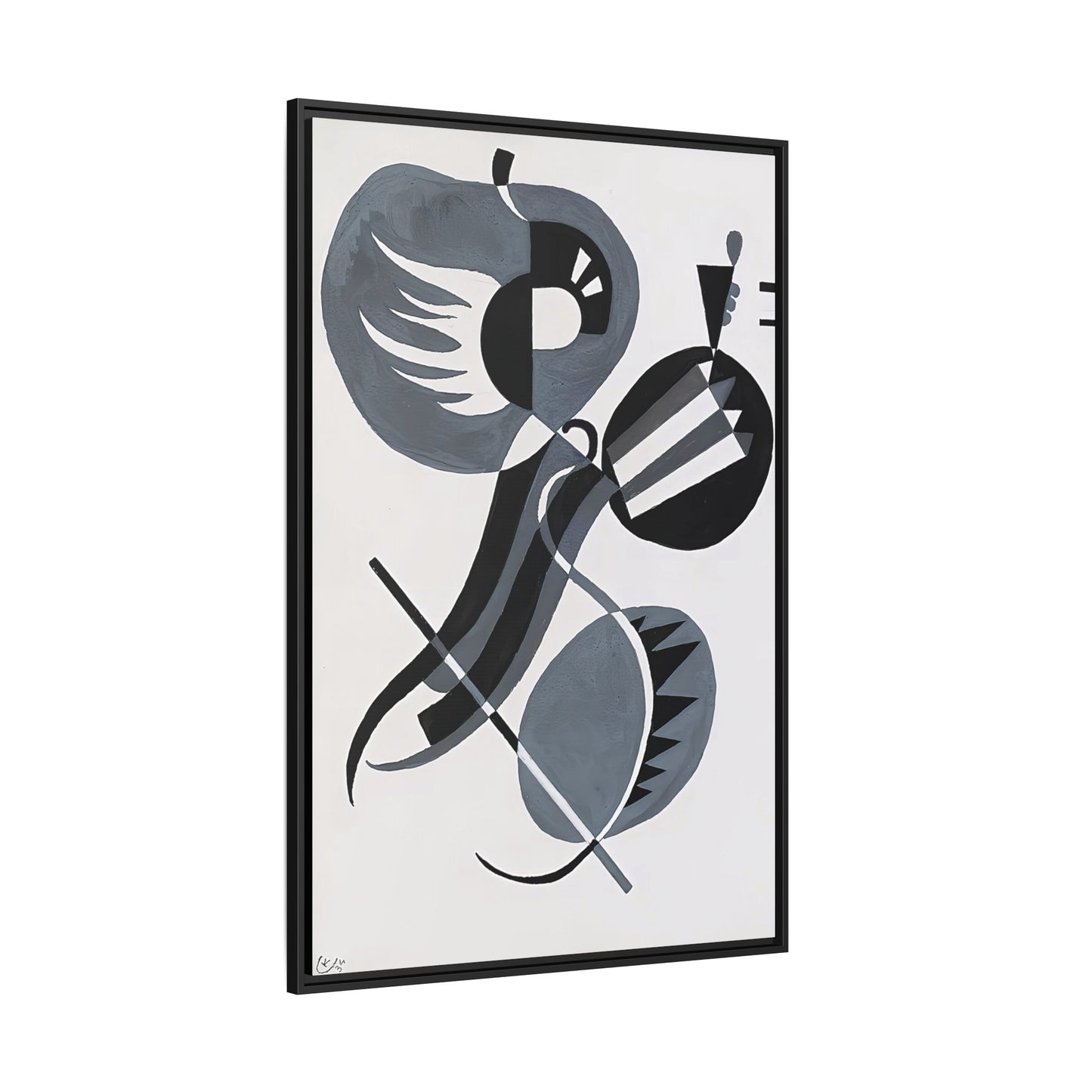 Wassily Kandinsky / No Title (1934) / Toile encadrée sur caisse américaine