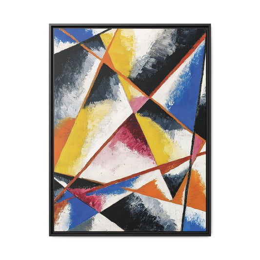 Untitled Compositions (circa 1916) by Lyubov Popova / Toile encadrée sur caisse américaine