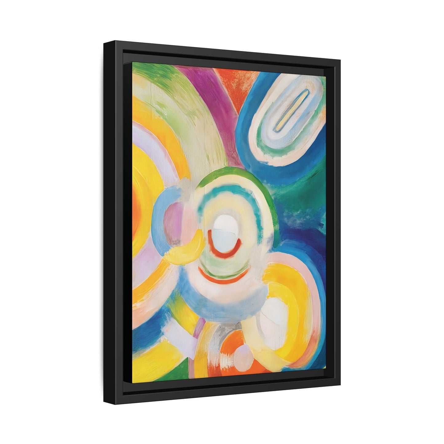 Disques Colorés (1913) by Robert Delaunay / Toile encadrée sur caisse américaine