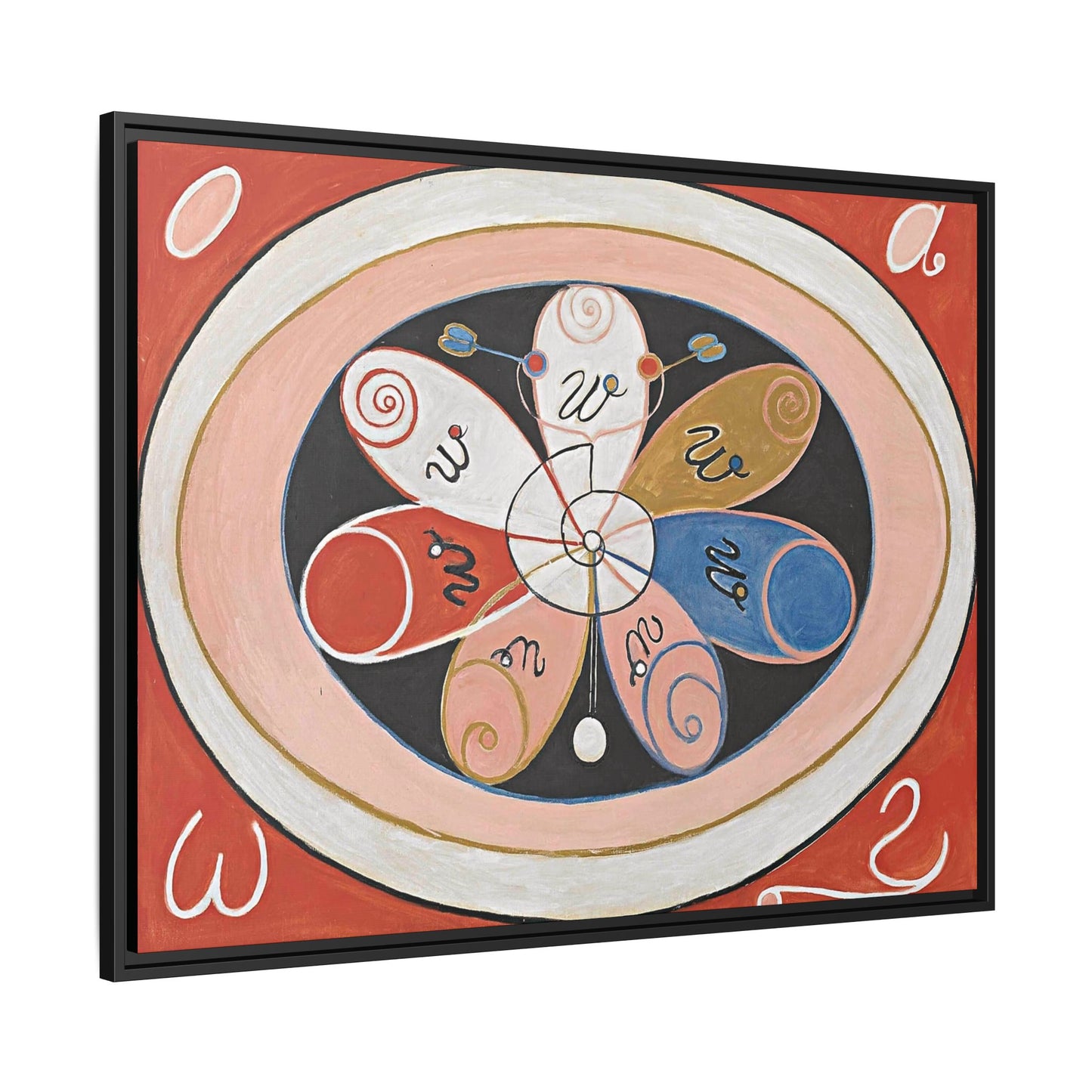 Evolution, No. 15, Group IV, The Seven-pointed Stars (1907) byHilma af Klint / Toile encadrée sur caisse américaine