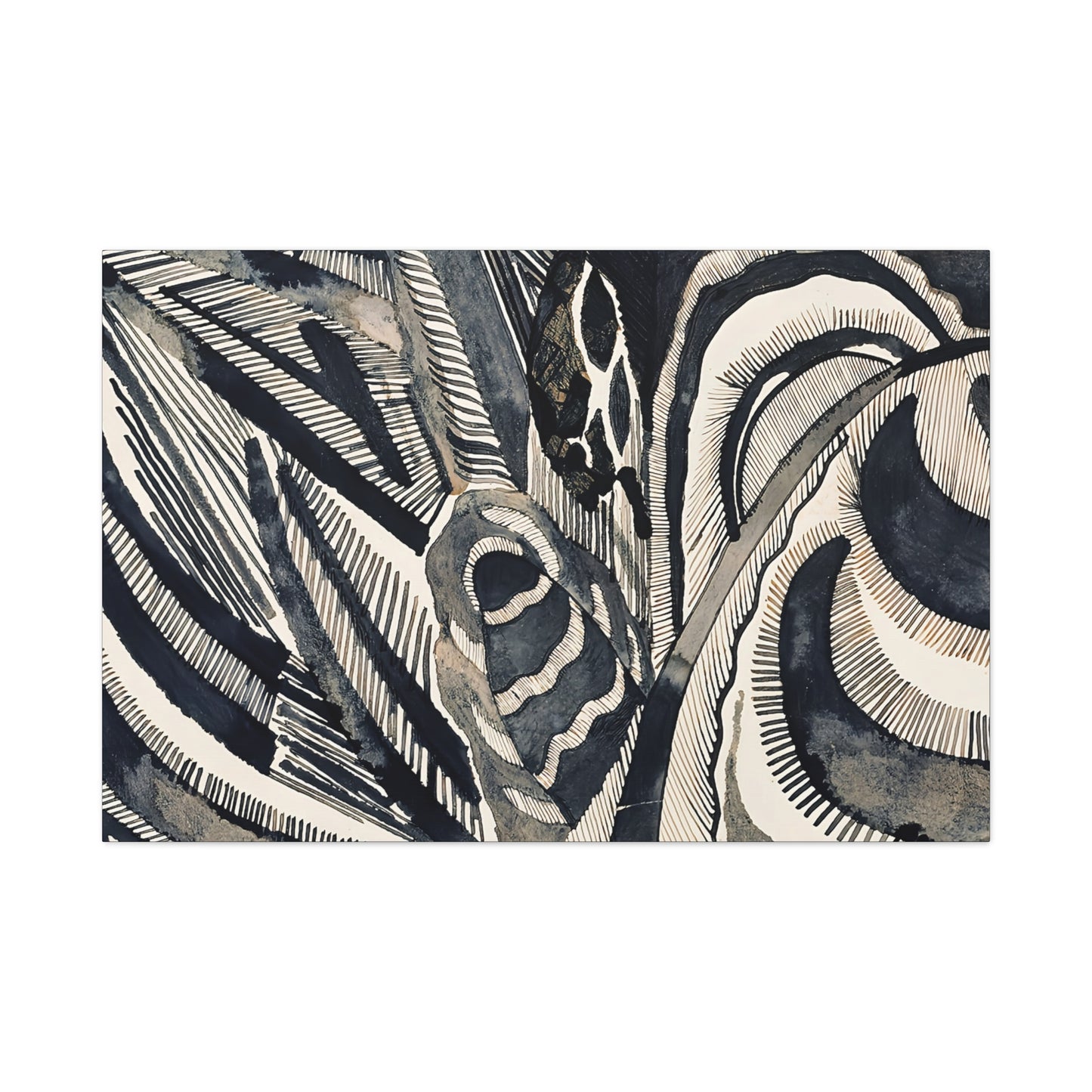 Landschaft (1918) by Otto Freundlich / Reproduction Fine Art sur Toile / Epaisseur 3.2 cm - 1.25 inch