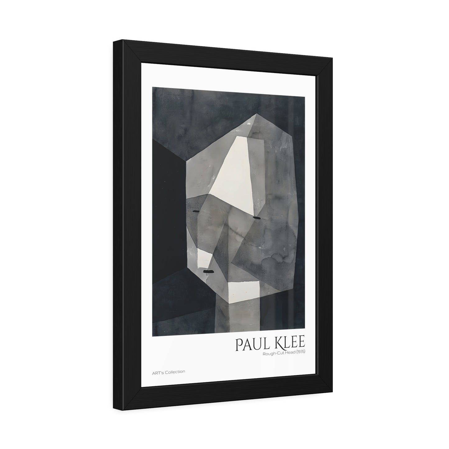 Rough-Cut Head (1935) by Paul Klee / Affiche Encadrée série ART's Collection