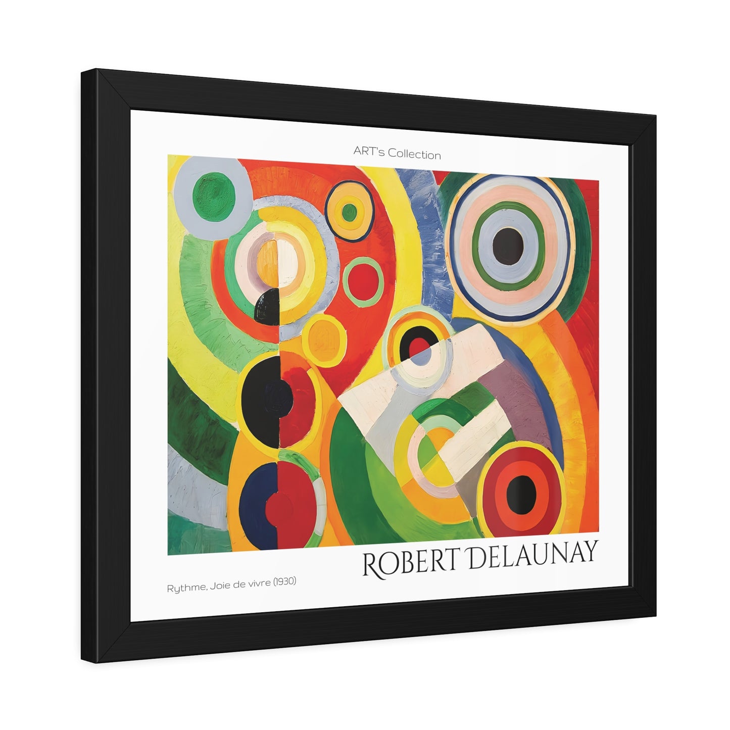 Rythme, Joie de vivre (1930) by Robert Delaunay / Affiche Encadrée série ART's Collection