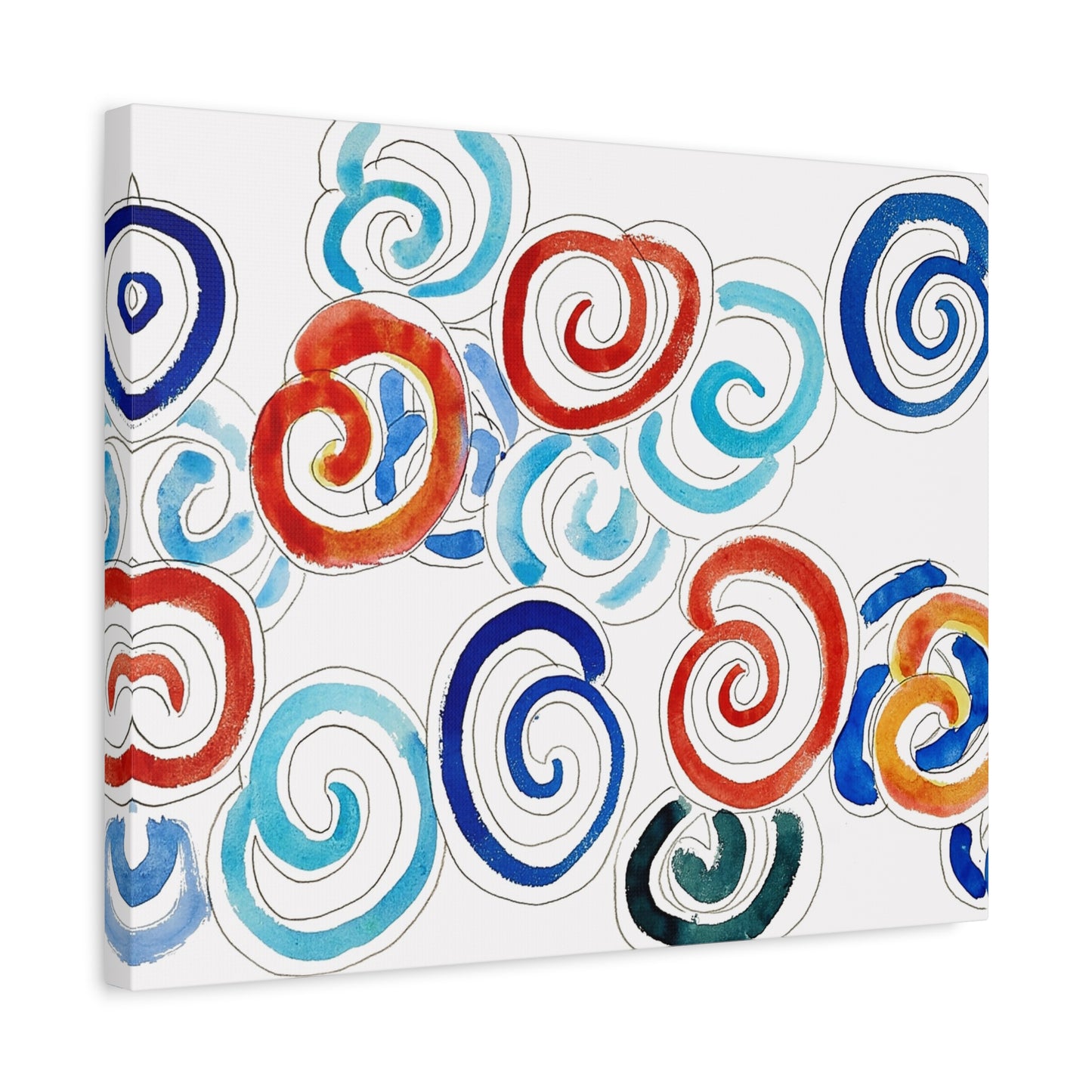 Escargots (1953) by Henri Matisse / Reproduction Fine Art sur Toile / Flanc Large Epaisseur 3.2 cm - 1.25 inch