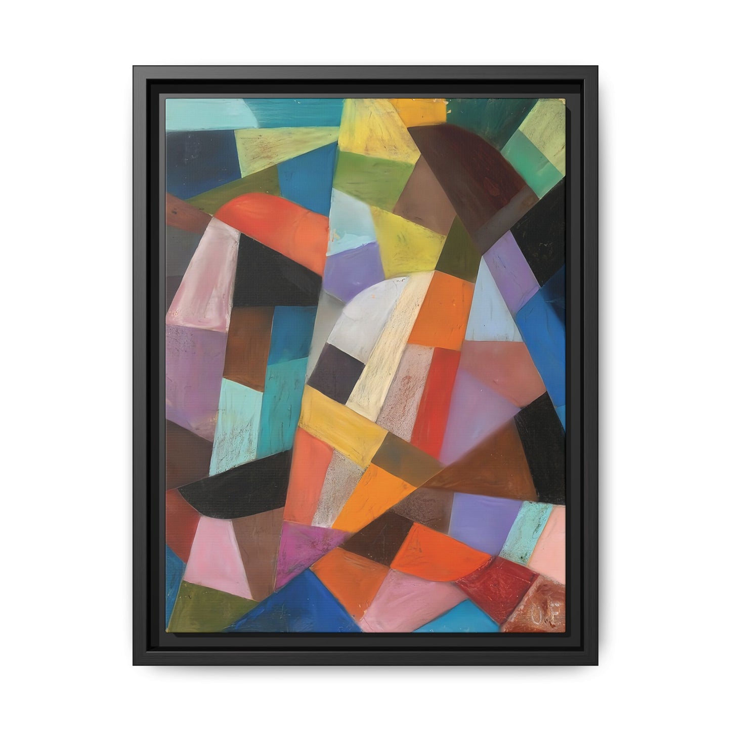 Untitled (1938) by Otto Freundlich / Toile encadrée sur caisse américaine