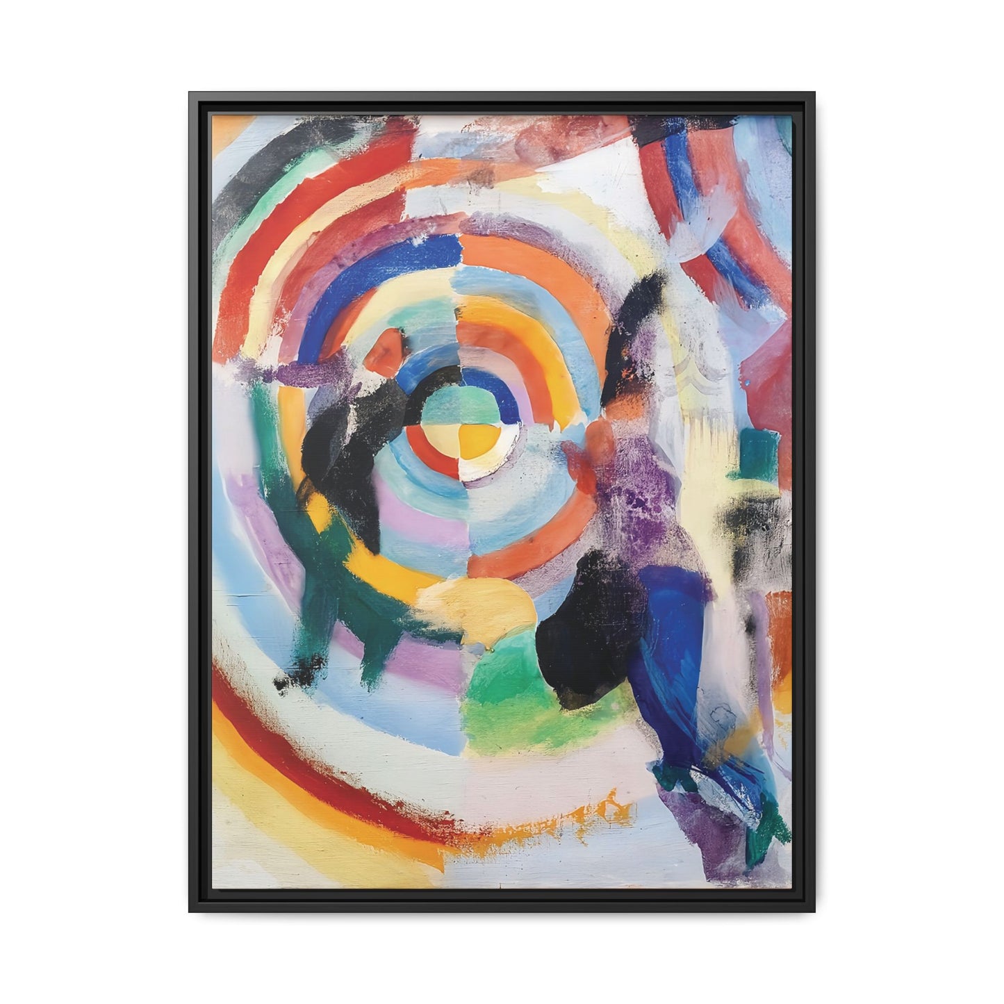 Crimes of Passion (1914) by Robert Delaunay / Toile encadrée sur caisse américaine