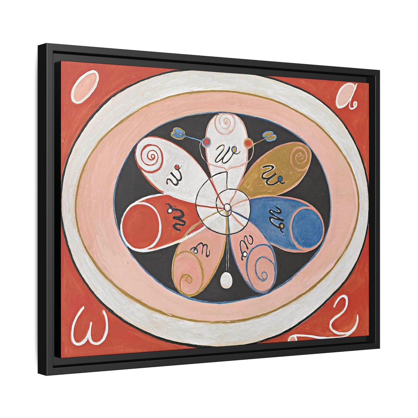 Evolution, No. 15, Group IV, The Seven-pointed Stars (1907) byHilma af Klint / Toile encadrée sur caisse américaine
