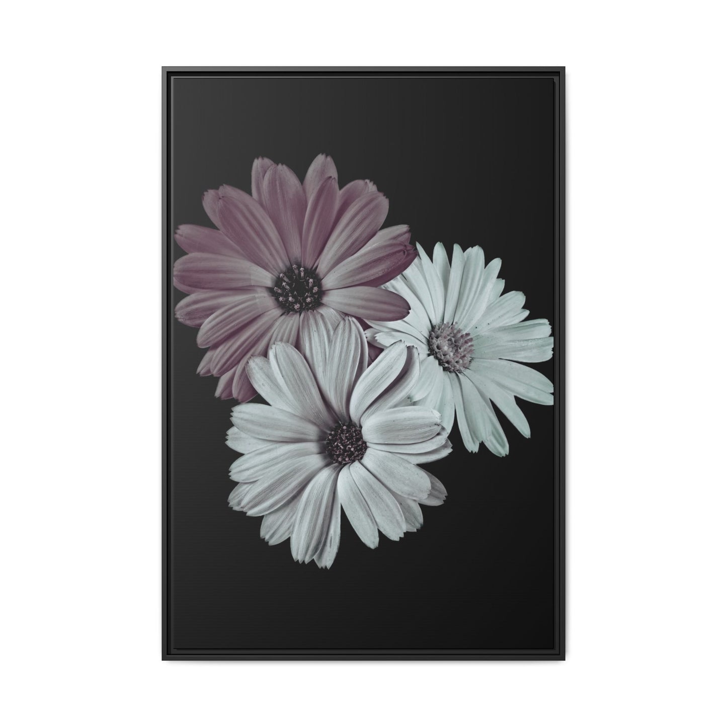 Collection Signature "FLORAL Numéro 5" sur Toile encadrée avec caisse américaine