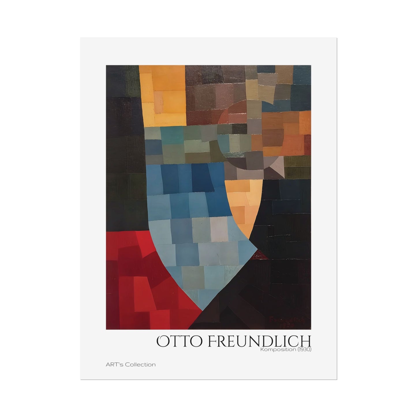 Komposition (1930) by Otto Freundlich / Affiche imprimée - Série ART's Collection