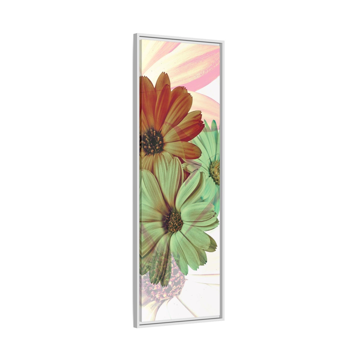 Collection Signature "FLORAL Numéro 14" sur Toile encadrée avec caisse américaine