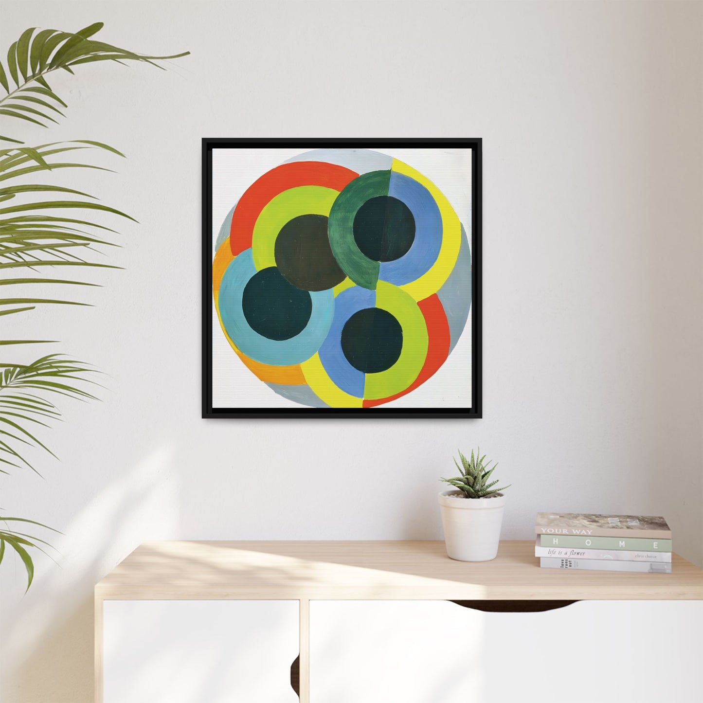 Disks (1930-1933) by Robert Delaunay / Toile encadrée sur caisse américaine