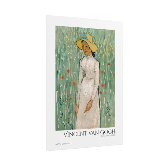Girl in White (1890) by Vincent van Gogh / Affiche imprimée - Série ART's Collection