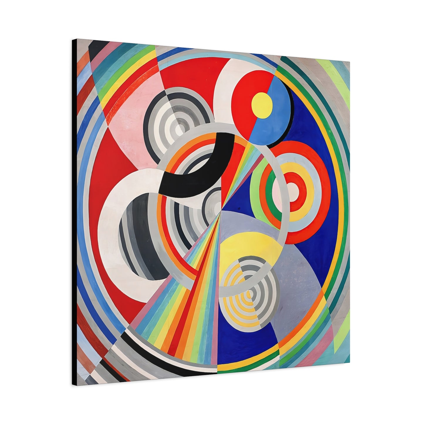Rythme numéro 1 (1938) by Robert Delaunay / Reproduction Fine Art sur Toile / Large Epaisseur 3.2 cm - 1.25 inch