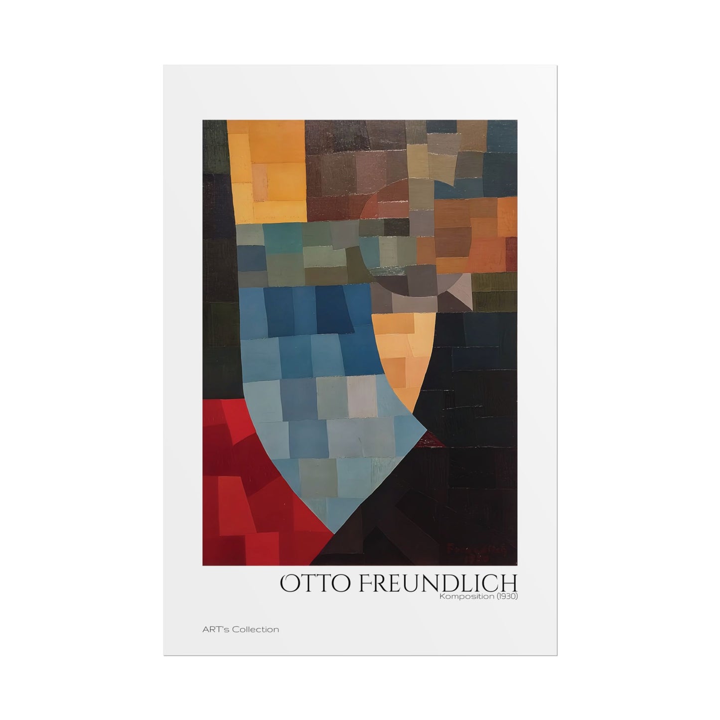 Komposition (1930) by Otto Freundlich / Affiche imprimée - Série ART's Collection