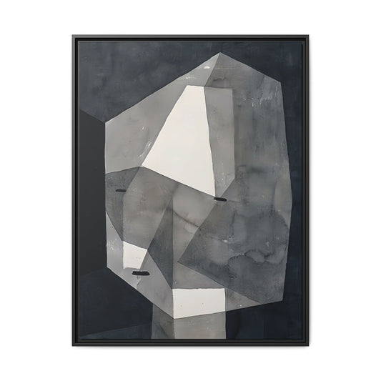 Rough-Cut Head (1935) by Paul Klee / Toile encadrée sur caisse américaine