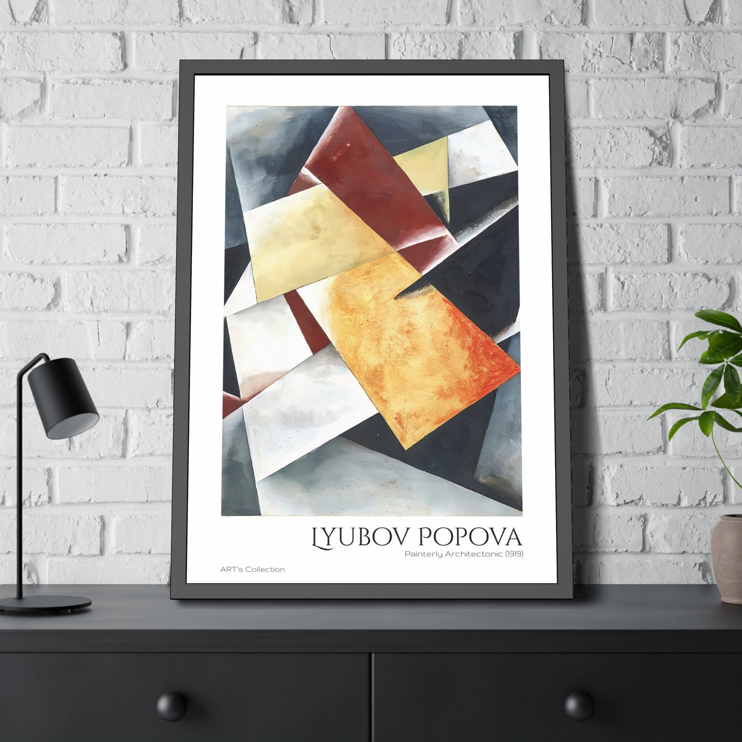 Painterly Architectonic (1919) by Lyubov Popova / Affiche Encadrée série ART's Collection