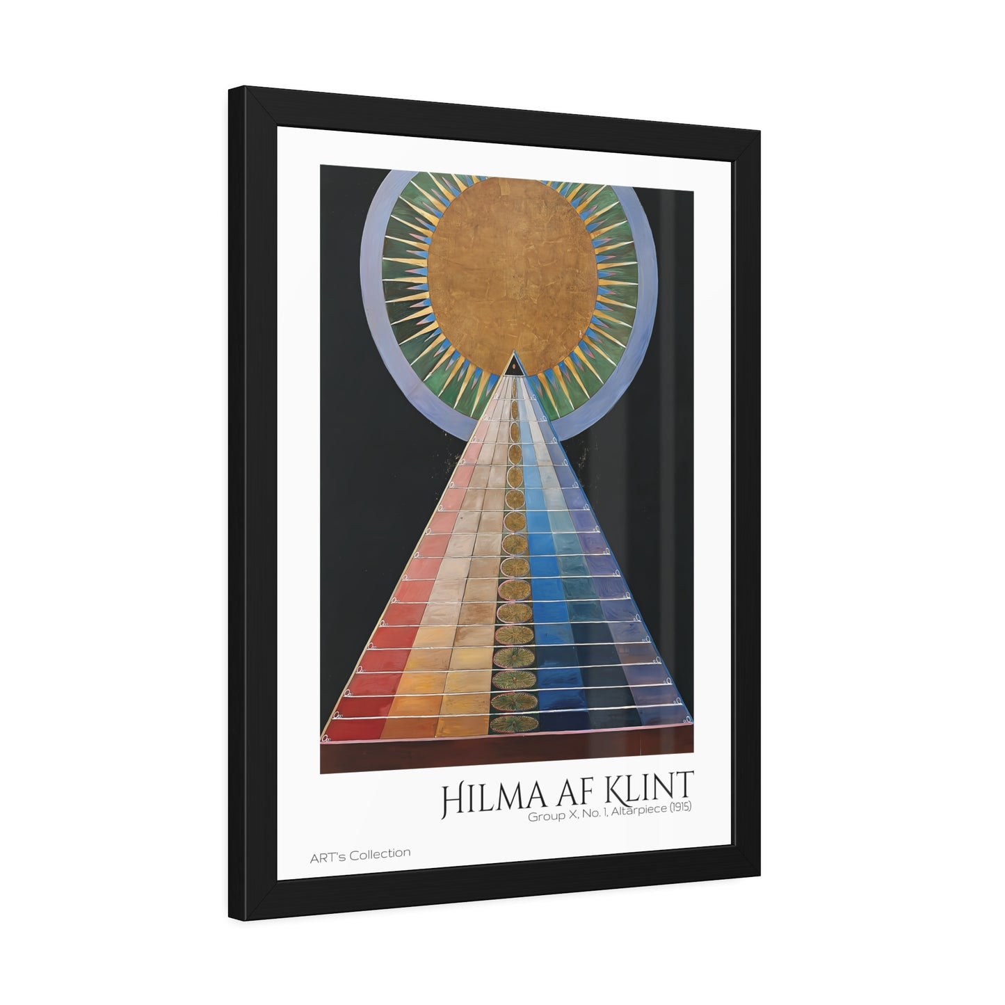 Group X No 1 Altarpiece (1915) by Hilma af Klint / Affiche Encadrée série ART's Collection