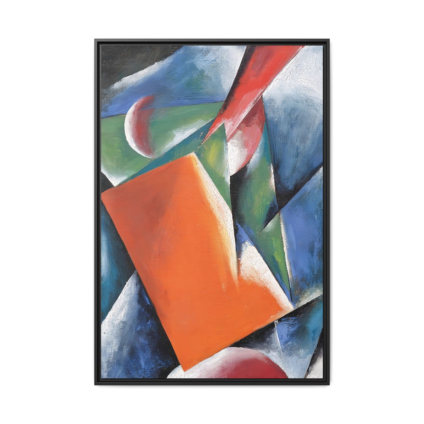 Architectonic Painting (1917) by Lyubov Popova / Toile encadrée sur caisse américaine