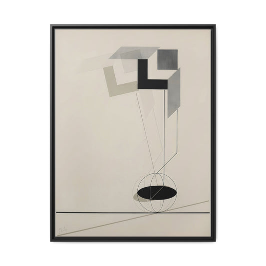 Kestnermappe Proun, Rob. Levnis and Chapman GmbH Hannover #2 (1923) by El Lissitzky / Toile encadrée sur caisse américaine