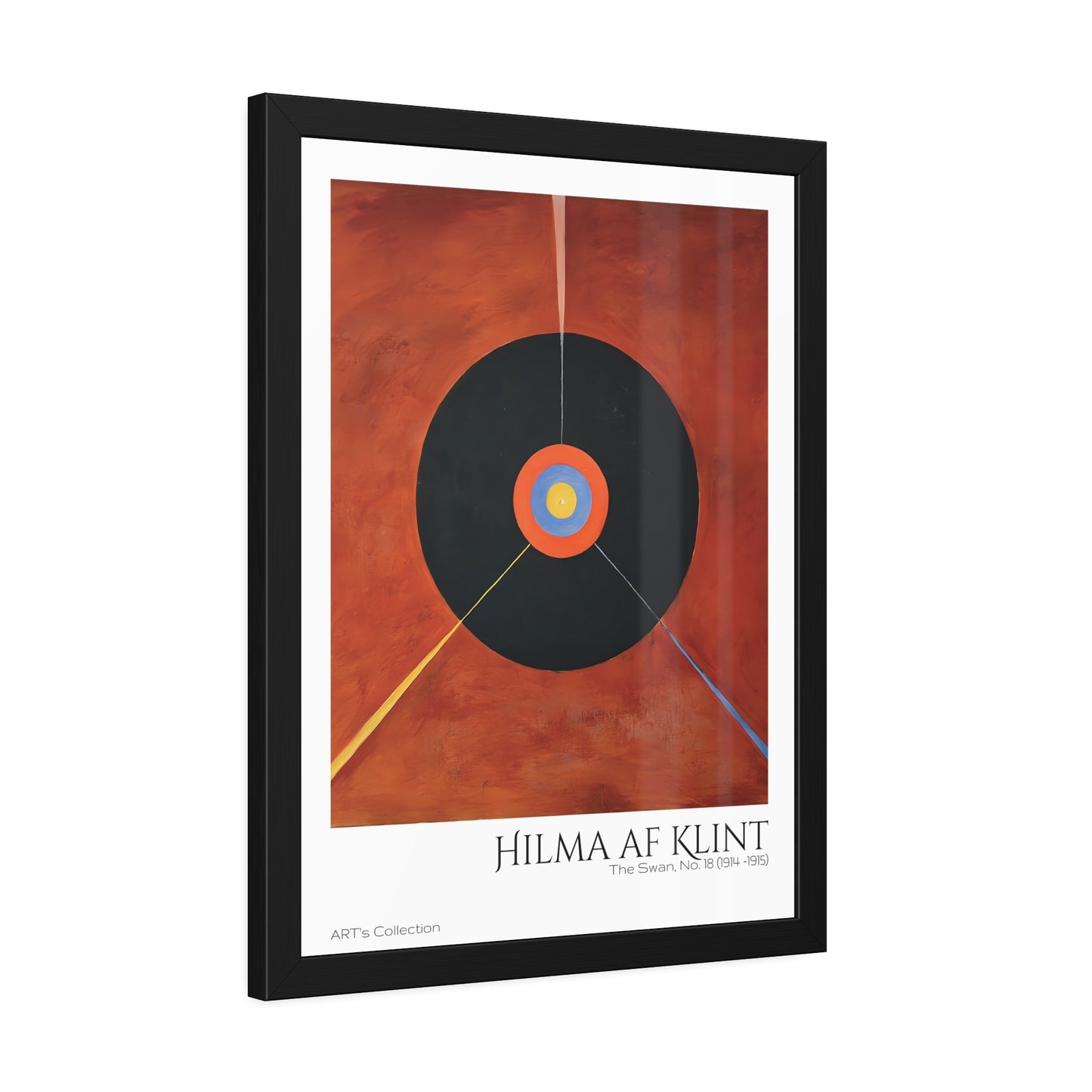 The Swan, No. 18 (1914 -1915) by Hilma af Klint / Affiche Encadrée série ART's Collection