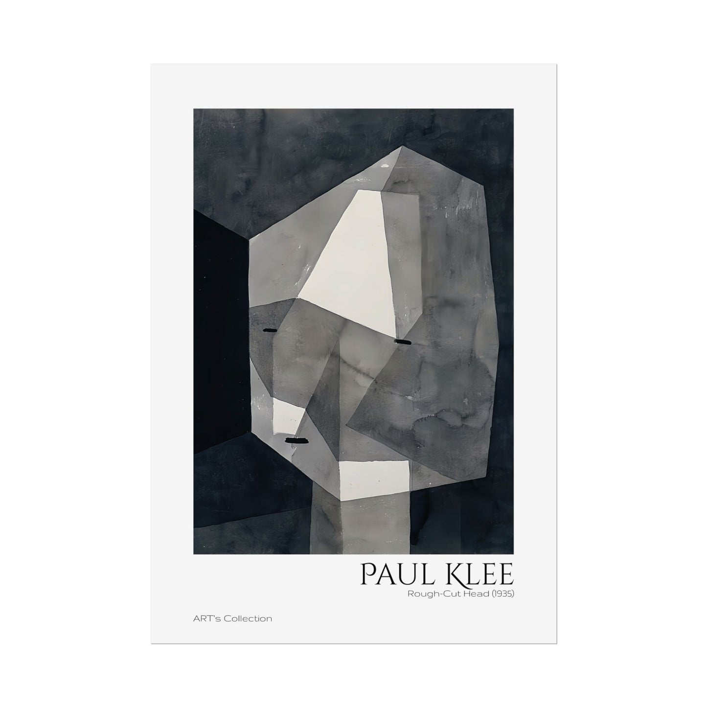 Rough-Cut Head (1935) by Paul Klee / Affiche imprimée - Série ART's Collection