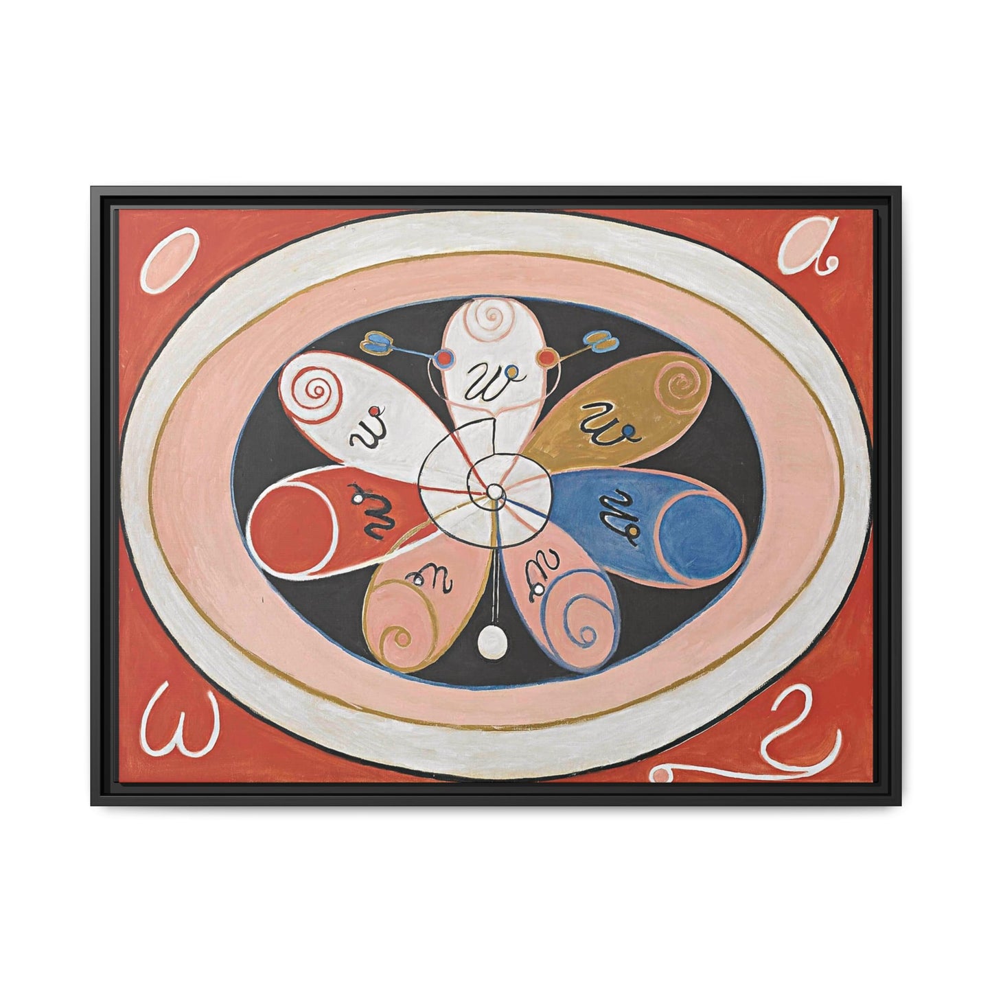 Evolution, No. 15, Group IV, The Seven-pointed Stars (1907) byHilma af Klint / Toile encadrée sur caisse américaine