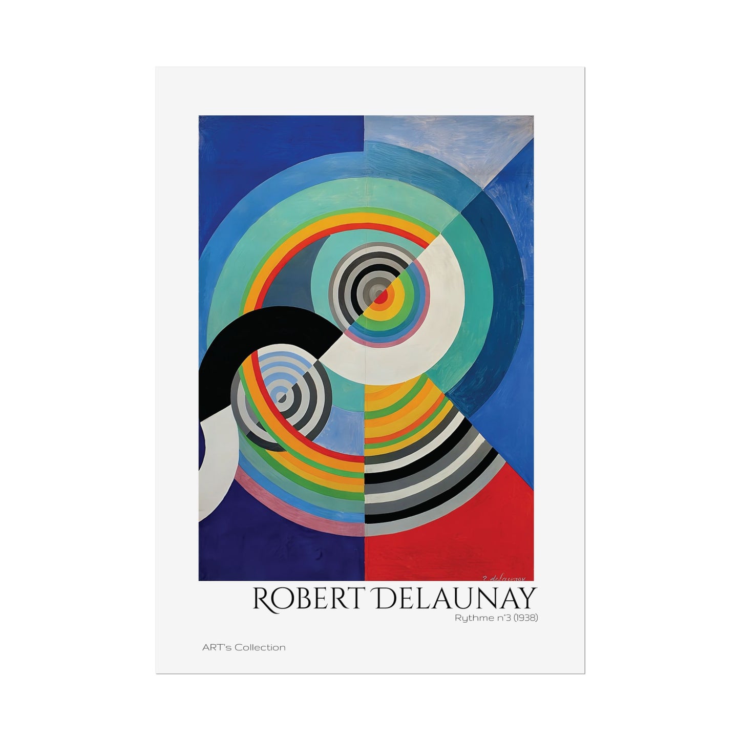 Rythme Numéro 3 (1938) by Robert Delaunay / Affiche imprimée - Série ART's Collection
