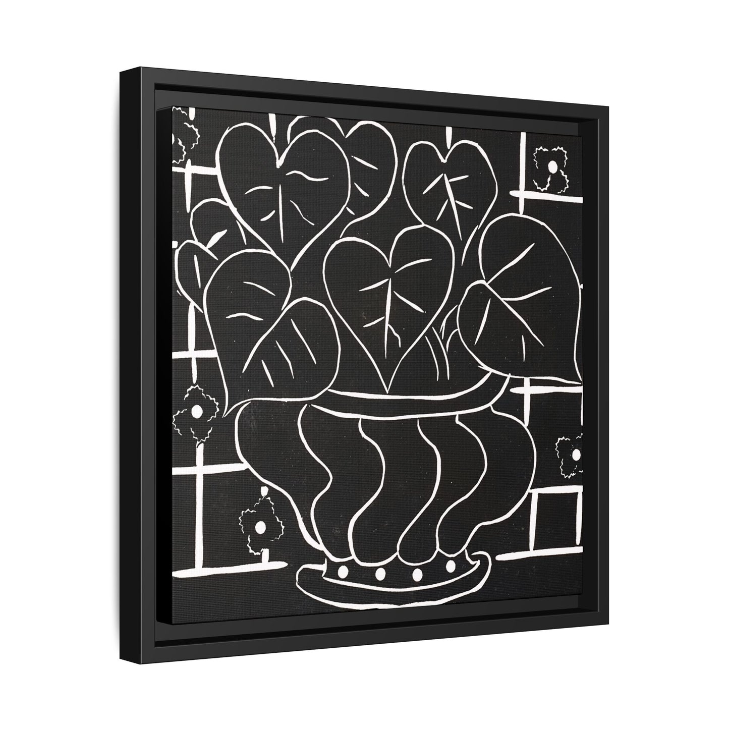 Corbeille de bégonias I (1938) by Henri Matisse / Toile encadrée sur caisse américaine