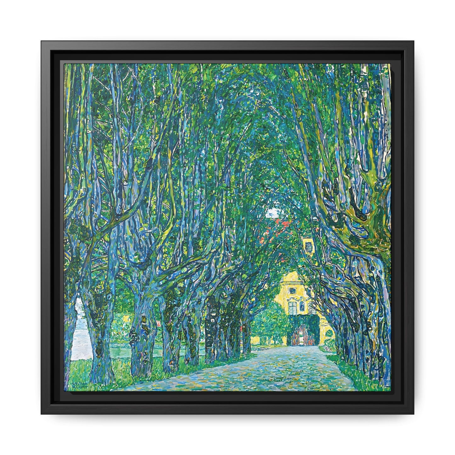 Avenue to the Kammer Castle (1912) by Gustav Klimt / Toile encadrée sur caisse américaine