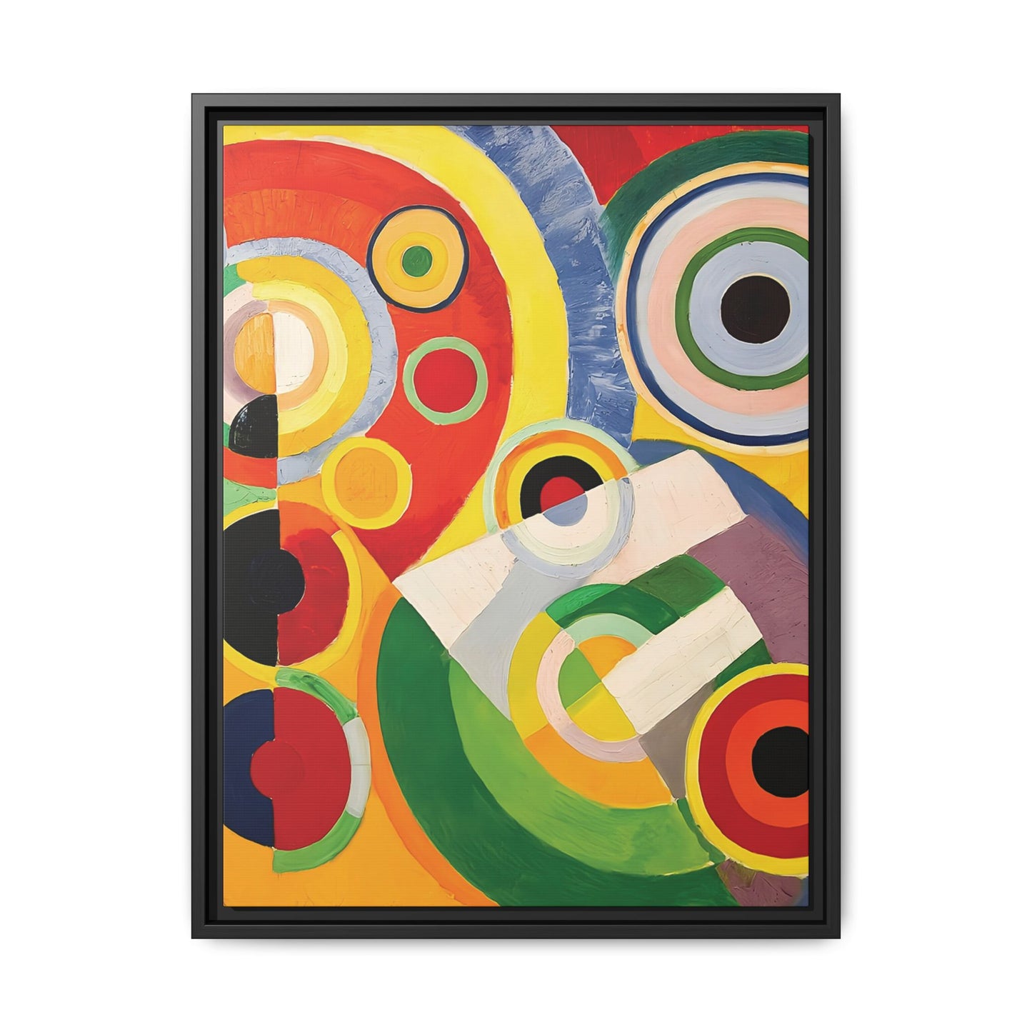 Rythme, Joie de vivre (1930) by Robert Delaunay / Toile encadrée sur caisse américaine