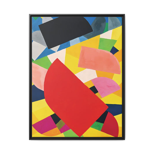 Komposition (1936) by Otto Freundlich / Toile encadrée sur caisse américaine