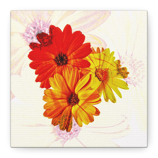 Collection Signature "FLORAL Numéro 19" sur Toile Fine Art sur Toile / Epaisseur 3,2cm - 1'25 po