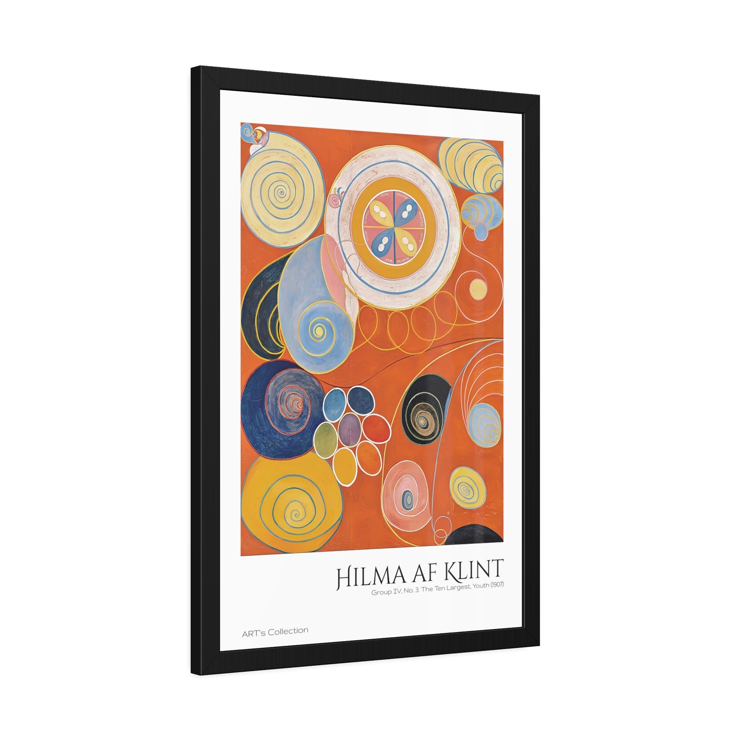 Group IV, No. 3. The Ten Largest, Youth (1907) by Hilma af Klint / Affiche Encadrée série ART's Collection