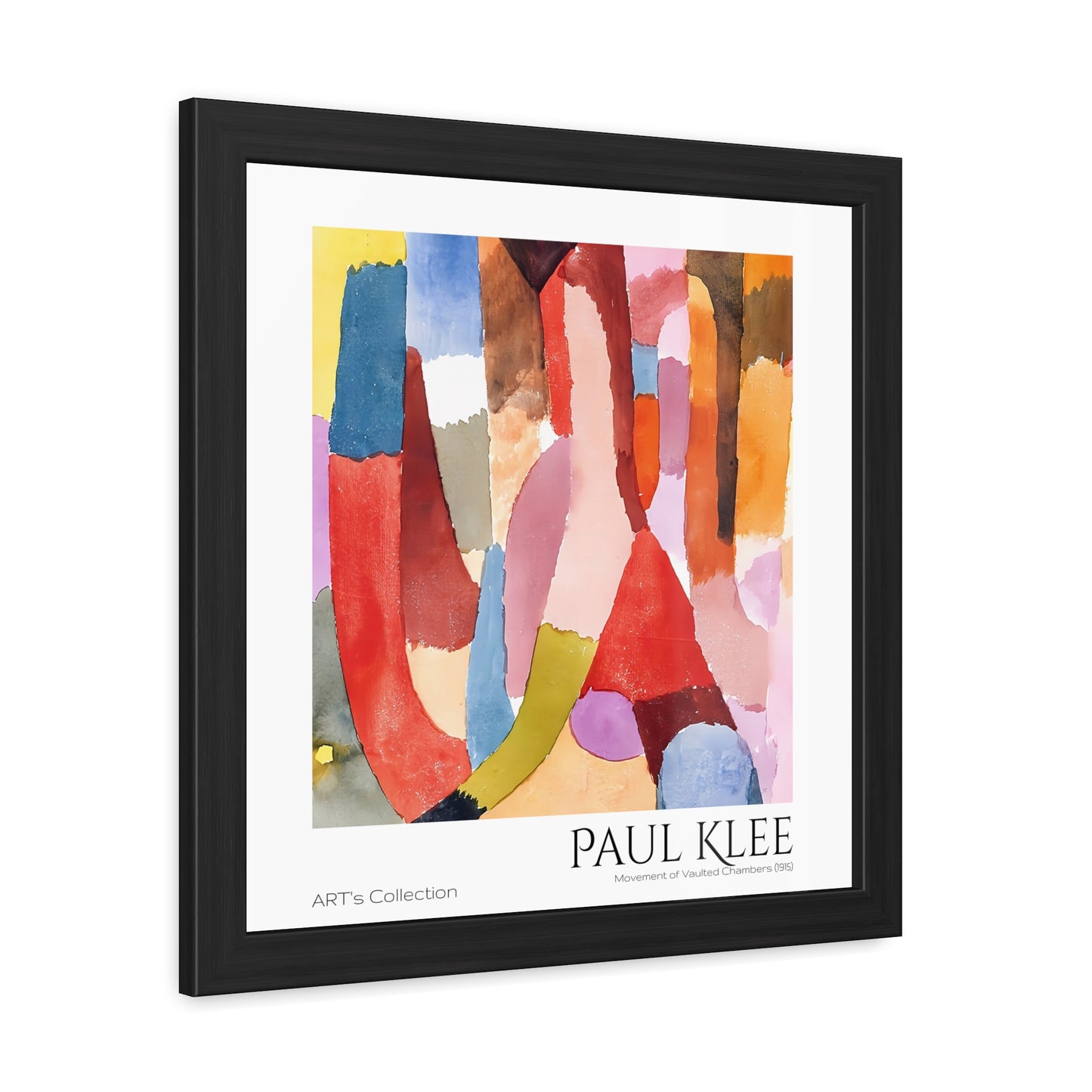Movement of Vaulted Chambers (1915) by Paul Klee / Affiche Encadrée série ART's Collection
