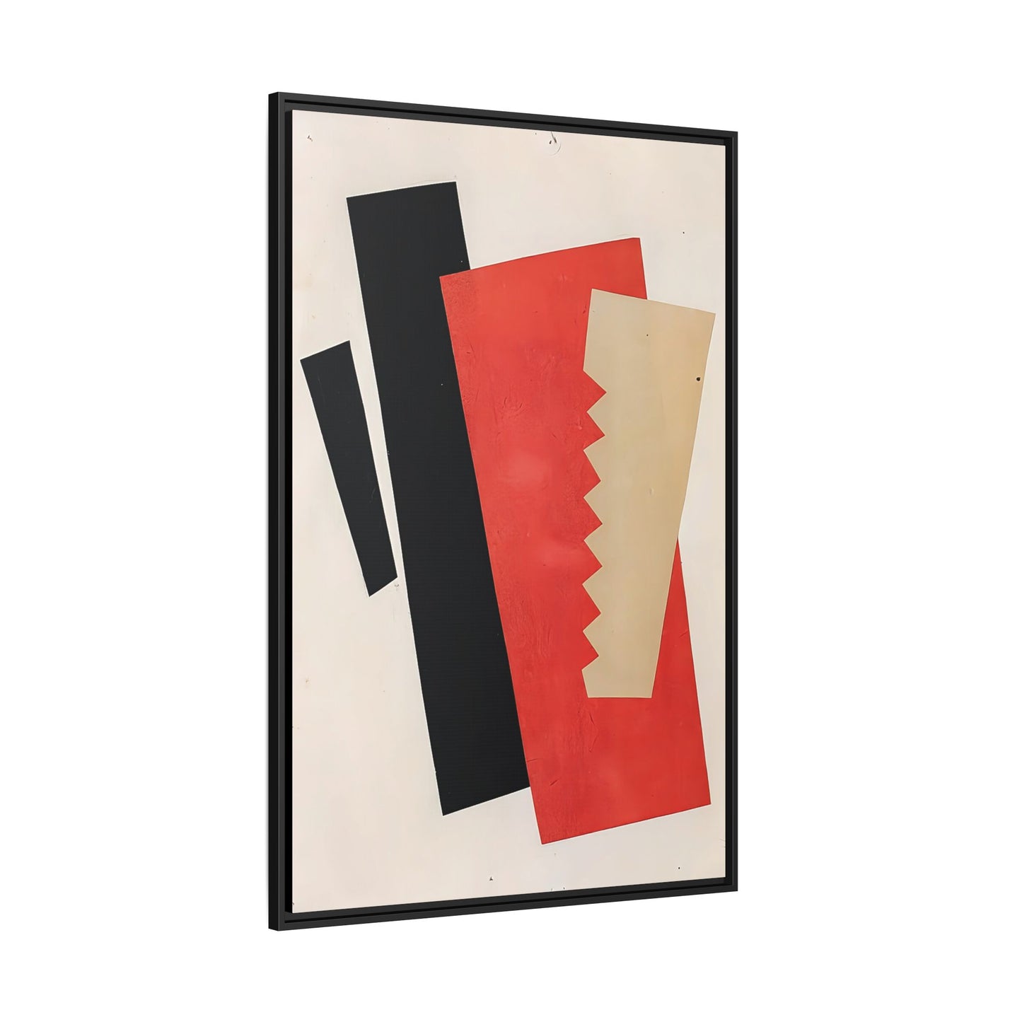 Composition Red-Black-Gold (1920) by El Lissitzky / Toile encadrée sur caisse américaine