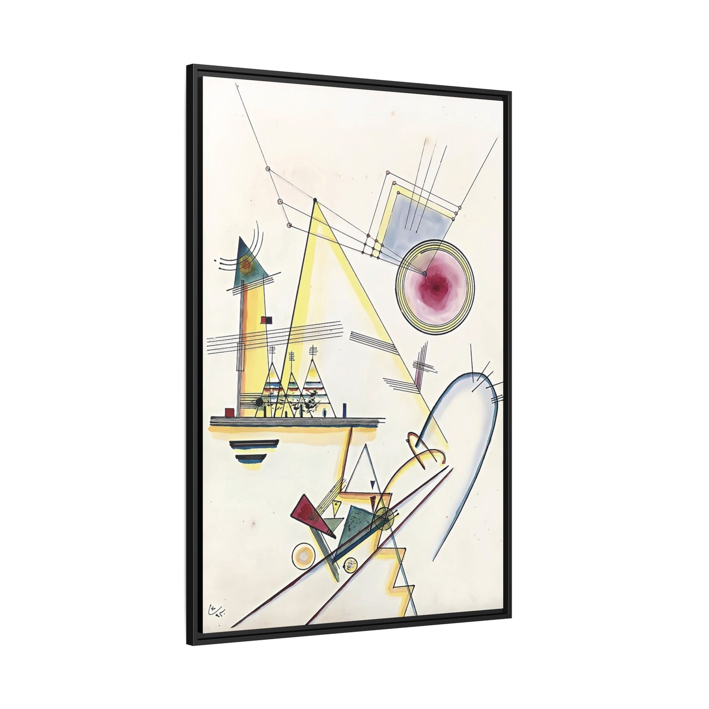 Wassily Kandinsky / Delicate Soul (1925) / Toile encadrée sur caisse américaine