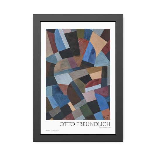 Composition by Otto Freundlich / Affiche Encadrée série ART's Collection