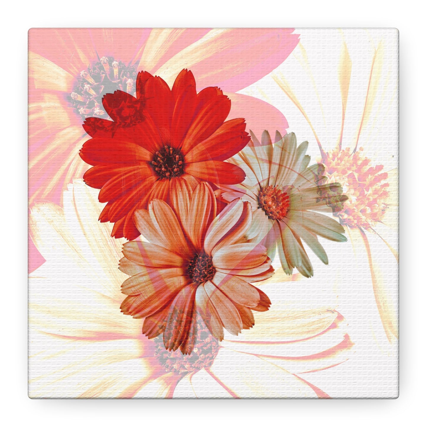 Collection Signature "FLORAL Numéro 18" sur Toile Fine Art sur Toile / Epaisseur 3,2cm - 1'25 po
